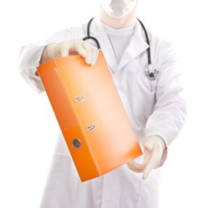 Medical doctor with some documents